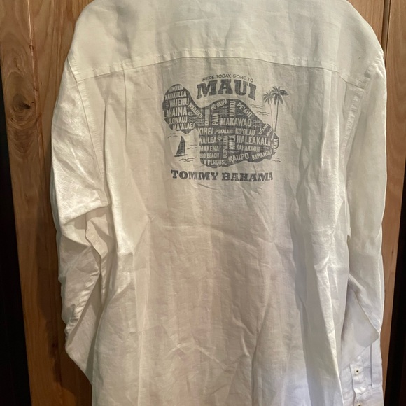 Tommy Bahama Camp Shirt. Linen. XL with Tags - Picture 2 of 12